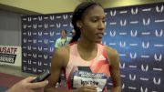 Ajee Wilson after her best indoor season ever