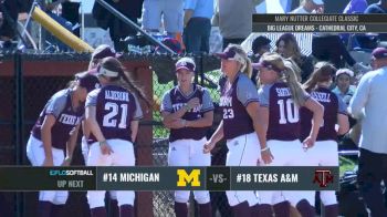 Michigan vs Texas A&M   2017 Mary Nutter Classic 2