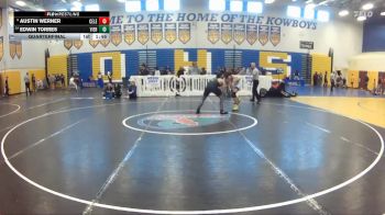 150 lbs Quarterfinal - Edwin Torres, Viera vs Austin Werner, Celebration
