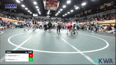 160 lbs Consolation - Damian Robertson, Plainview Youth Wrestling Club vs Aaron Pearce, Husky Wrestling Club