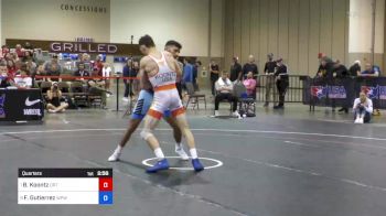 55 kg Quarters - Brady Koontz, Dubuque RTC/ TMWC vs Fabian Gutierrez, West Point Wrestling Club