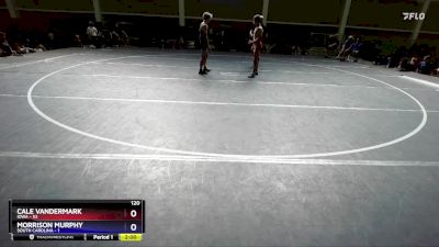 120 lbs Quarterfinals (8 Team) - Cale Vandermark, Iowa vs Morrison Murphy, South Carolina