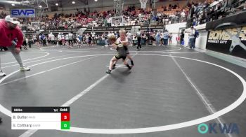 66 lbs Quarterfinal - Blaine Butler, Madill Takedown vs Gunnar Coltharp, Harrah Little League Wrestling