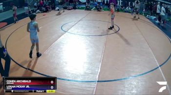 75 lbs Semifinal - Cohen Archibald, Oregon vs Logan McKay Jr., Idaho