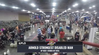 2017 Arnold Strongest Disabled Man Press and Hammer Hold