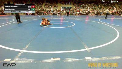 52 lbs Consi Of 16 #1 - Dante Romero, Duran Elite vs Jorge Rojo, Cal Grapplers