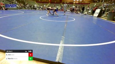 113-126 lbs Rr Rnd 1 - Andrew Hill, Mighty Bluebirds Wrestling vs Jude Martin, Mountain View Stingers Wrestling