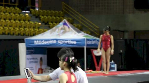 Hitomi Hatakeda Yurchenko One And A Half, Japan - Podium Training, 2017 International Gymnix