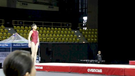 Ayu Koike Full Beam Routine, Japan - Podium Training, 2017 International Gymnix