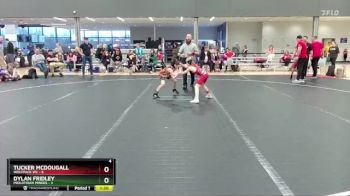 56 lbs Round 5 (6 Team) - Dylan Fridley, Midlothian Miners vs Tucker McDougall, Wolfpack WC
