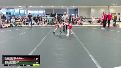56 lbs Round 5 (6 Team) - Dylan Fridley, Midlothian Miners vs Tucker McDougall, Wolfpack WC