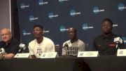 400m leader Fred Kerley is a man of few words at NCAA press conference