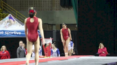 Japan Juniors On Vault - Podium Training, 2017 International Gymnix