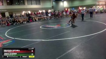 120 lbs Round 1 (16 Team) - Braydon Mitchell, Social Circle vs Drew Scherer, Bubbletown Mat