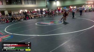 120 lbs Round 1 (16 Team) - Braydon Mitchell, Social Circle vs Drew Scherer, Bubbletown Mat