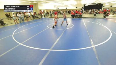 132 lbs Semis - Brice Bearchum, Red Bluff High School Wrestling vs Cole Cronan, Turlock Wrestling Club