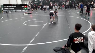 132 lbs Cons. Semi - Isaac Cooper, Lincoln Southeast vs Cameron Pieper, Eaglecrest Wrestling Club