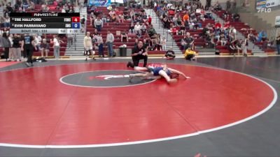 120 lbs Champ. Round 1 - Tre Hallford, Fighting Squirrels Wrestling Club vs Evin Parravano, Skyline Wrestling Club