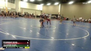 115 lbs Round 5 (8 Team) - R`Cardenay Michel, Charlies Angels Florida Pink vs Mackenzie Olson, Nebraska Widow Makers