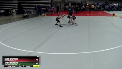 80 lbs Semis & 1st Wrestleback (8 Team) - Kade Meiners, Caledonia/Houston vs Jase Browen, LPGE/B Wolves
