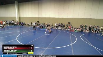 96 lbs Quarterfinal - Atticus Salinas, Gold Rush Wrestling vs Jacob Gambito, Scrap Yard Garage