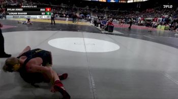 157 lbs Champ. Round 3 - Logan Shaver, Meridian vs Dylan Jones, Mountain View, Oregon