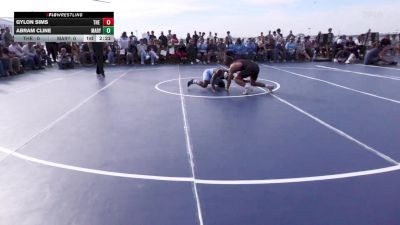 125 lbs Rr Rnd 1 - Gylon Sims, The Citadel vs Abram Cline, Maryland