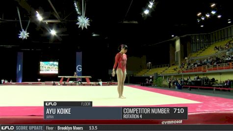 Ayu Koike - Floor, Japan - 2017 International Gymnix - Senior Cup