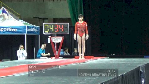 Ayu Kolke - Vault, Japan - 2017 International Gymnix - Senior Cup