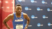 Grant Holloway on what went wrong with the long jump and moving ahead to the hurdle final