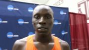 Emmanuel Korir after winning 800m prelim, on his injury that lasted most of the season