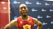 Just'N Thymes of USC on what he needs to do before 200m final