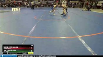 113 lbs Quarterfinal - Jacoby Grimm, St. Mary`s vs Kane Mathiason, Fargo Davies