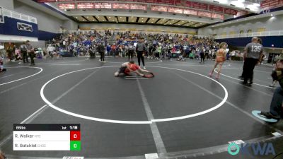 85 lbs Rr Rnd 4 - Ryder Walker, Hinton Takedown Club vs Reid Botchlet, Choctaw Ironman Youth Wrestling