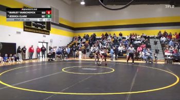 130 lbs Champ. Round 2 - Marley VanSchoyck, Highland, Riverside vs Jessica Clark, Wilton