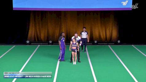 Weber State University - Linn Meichi Borgen & Mark Meier [2026 Coed Partner Stunt] 2026 UCA & UDA College Cheerleading and Dance Team National Championship