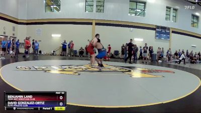 285 lbs Quarterfinal - Benjamin Land, Team Jeff Wrestling Club vs David Gonzalez-Ortiz, Elite Athletic Club
