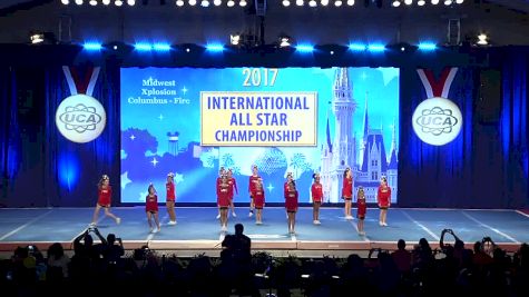 Midwest Xplosion Columbus - Fire [L1 Small Youth Division II Day 1 - 2017 UCA International All Star Championship]