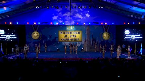 Cheer Express Allstars - Senior Navy [L3 Large Senior Coed Day 1 - 2017 UCA International All Star Championship]