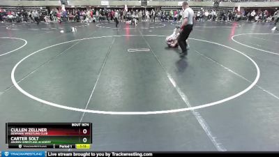 98 lbs Cons. Round 4 - Cullen Zellner, Denmark Wrestling Club vs Carter Solt, Askren Wrestling Academy