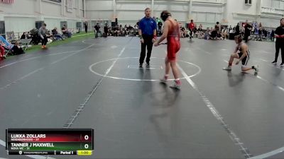 96 lbs Round 5 (8 Team) - Lukka Zollars, Neighborhood vs Tanner J Maxwell, NOVA WC