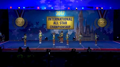 Space Coast Cheer - S3 Ladies [L3 Small Senior Division II Day 1 - 2017 UCA International All Star Championship]