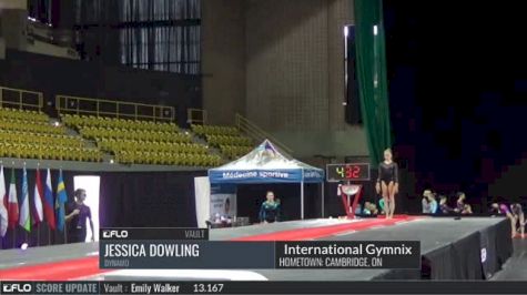 Jessica Dowling - Vault, Dynamo - 2017 International Gymnix - Challenge