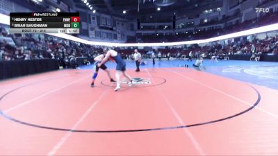 215 lbs Quarterfinal - Briar Baughman, Middleton vs Henry Hester, Emmett