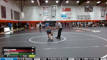 105 lbs Quarterfinal - Lyndie Isaacson, La Grande vs Evelia Haines, Tillamook