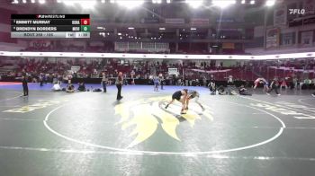 106 lbs Quarterfinal - Emmitt Murray, Kuna vs Brendyn Borders, Mountain View