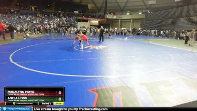 76 lbs Cons. Round 2 - Anela Hogg, Thunder Mountain Wrestling Club vs Madalynn Payne, Thunder Mountain Wrestling Club