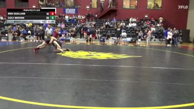 141 lbs Champ. Round 3 - Ben Guilliam, Newberry College vs Colt Brown, Montevallo