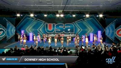 Downey High School [2020 Large Situational Sideline/Crowdleading -- High School -- Cheer (21+) Day 2] 2020 USA Spirit Nationals