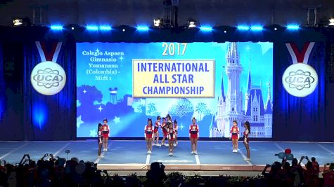 Colegio Aspaen Gimnasio Yumanana (Colombia) - Mini 1 [L1 Small Mini Division II Day 1 - 2017 UCA International All Star Championship]